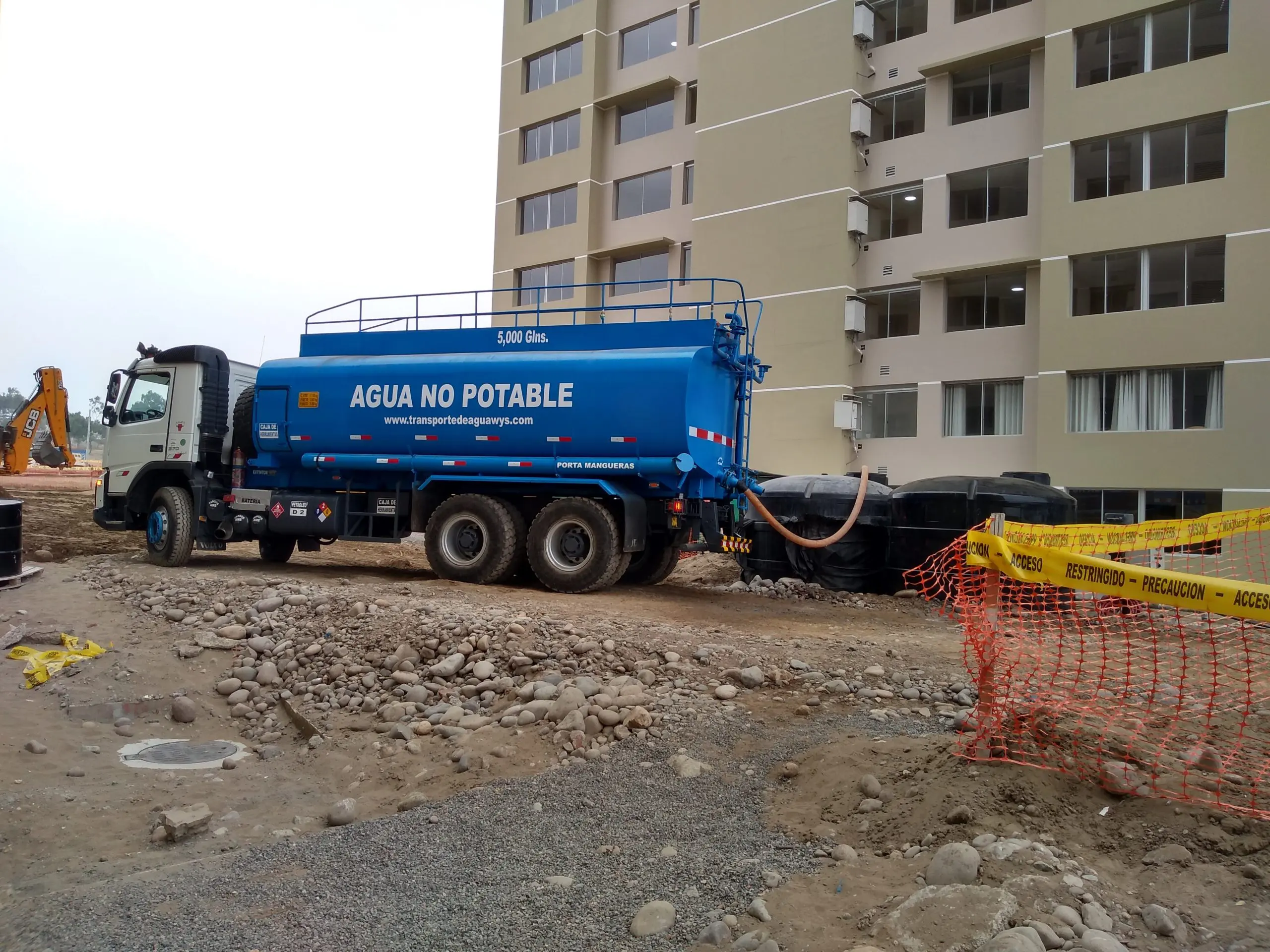 Cisterna para construcción de casa Callao