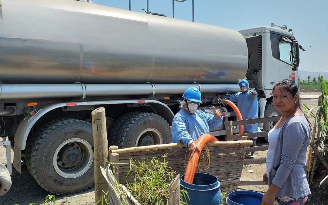 Agua para obras de mineria uso