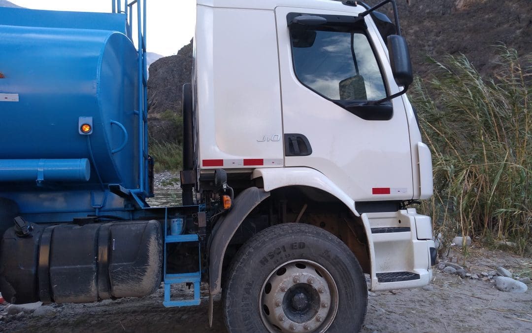 Alquiler de camión de cisterna para agua
