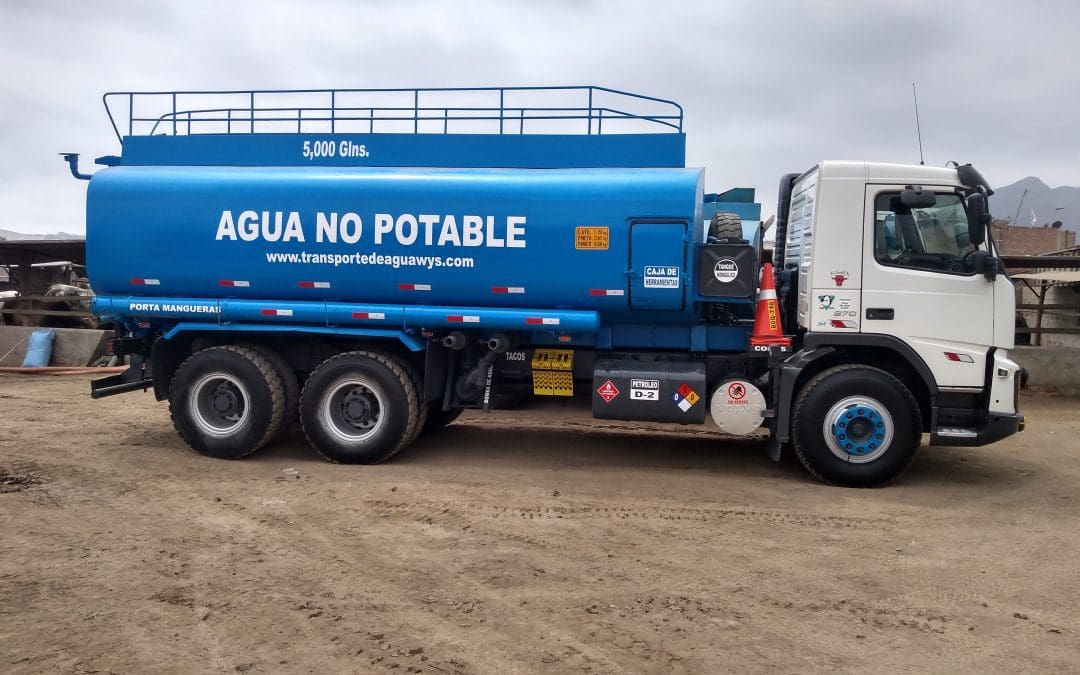 Alquiler de cisterna de agua 5000 galones
