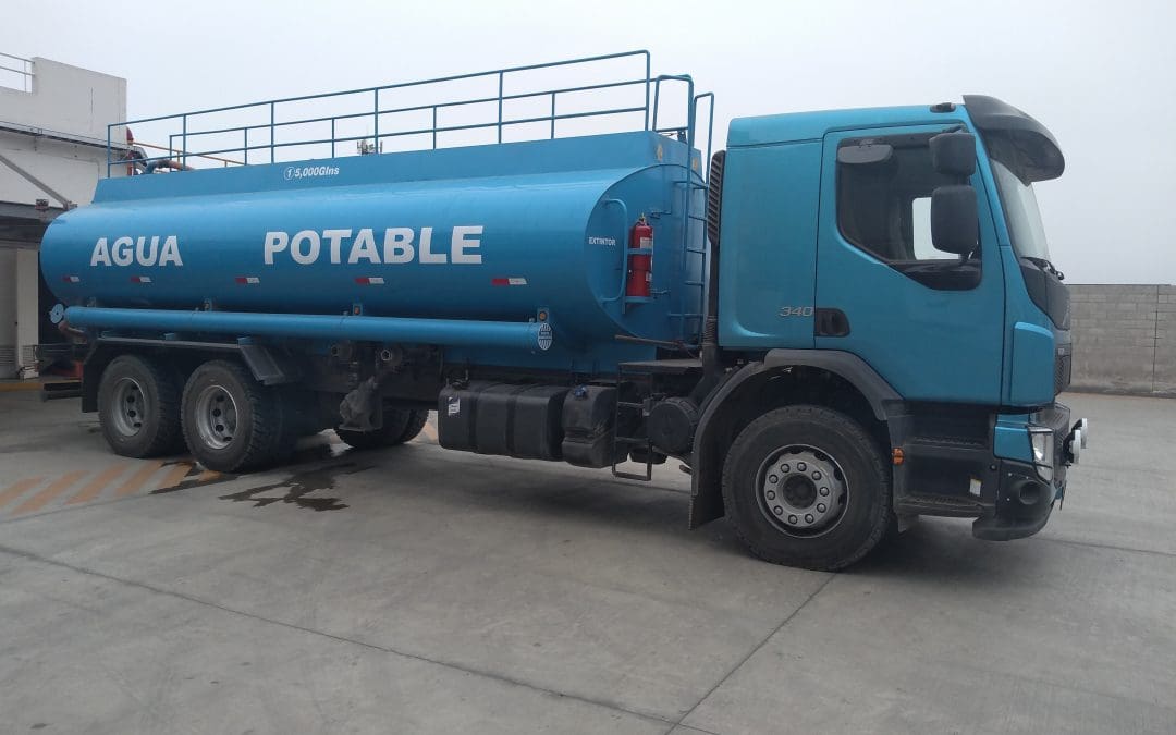 Transporte de agua potable callao perú